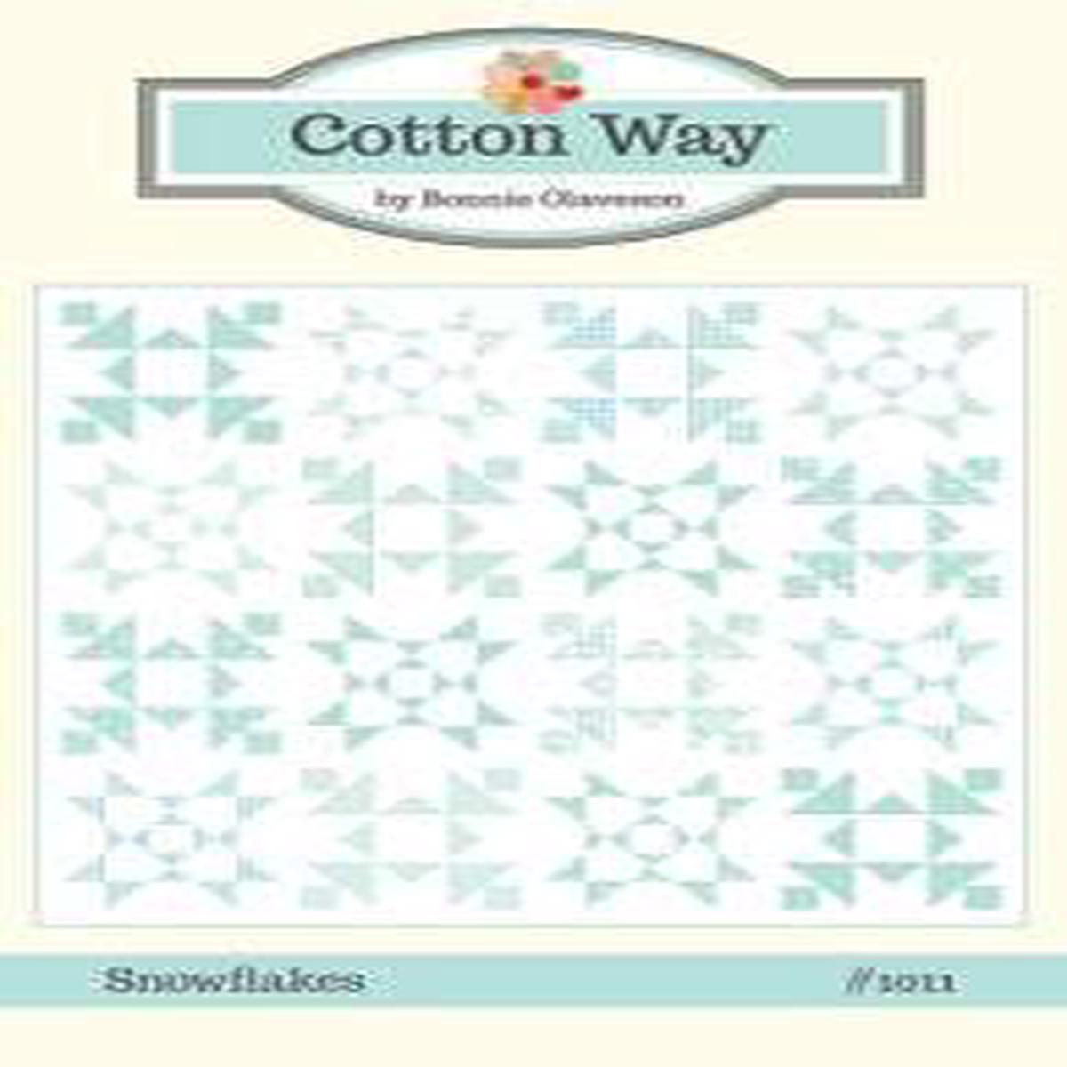 PATTERN, Cotton Way by Bonnie Olaveson - SNOWFLAKES