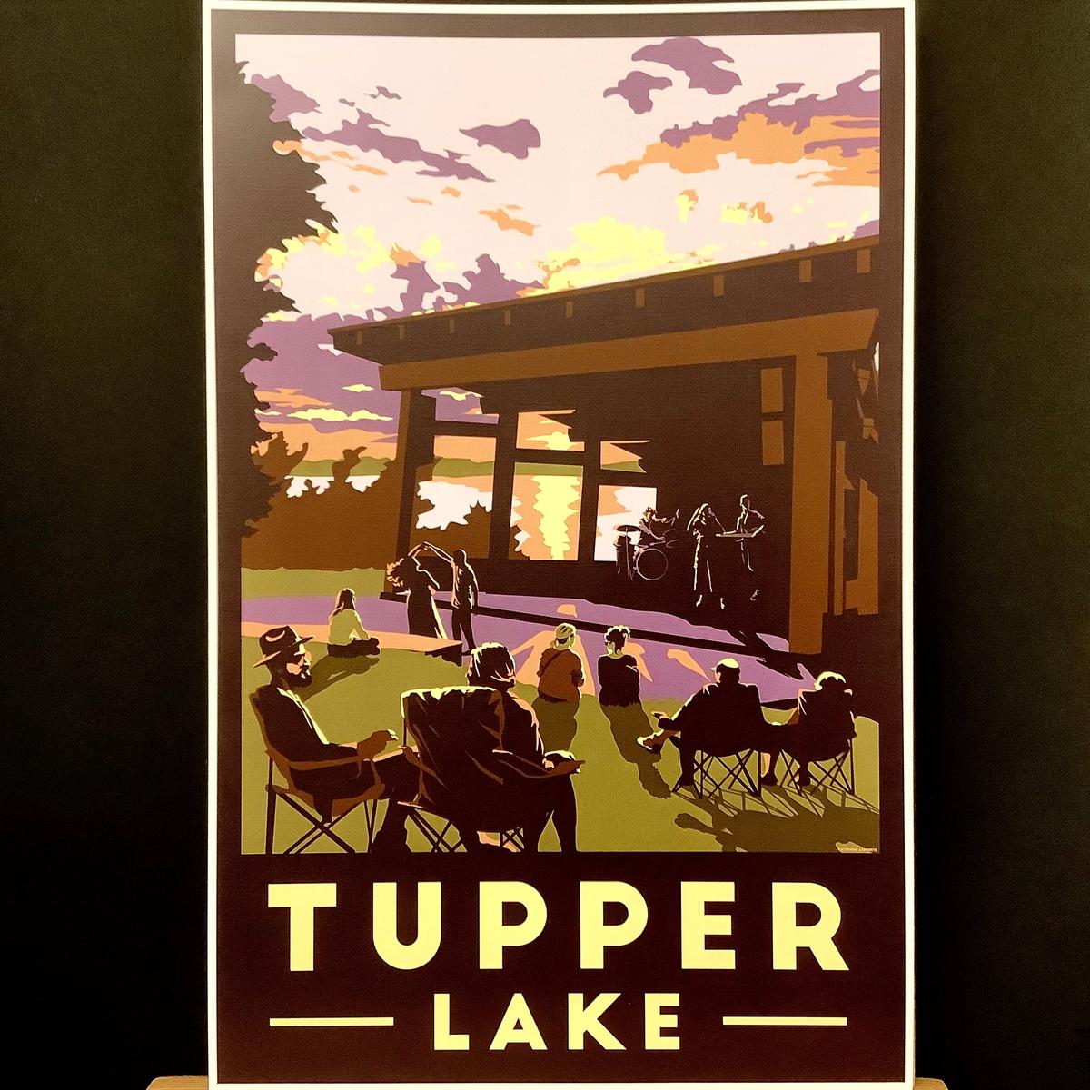Tupper Lake Travel Poster