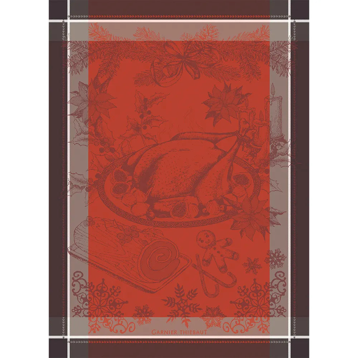 Dinde De Noel Vermillon Kitchen Towel