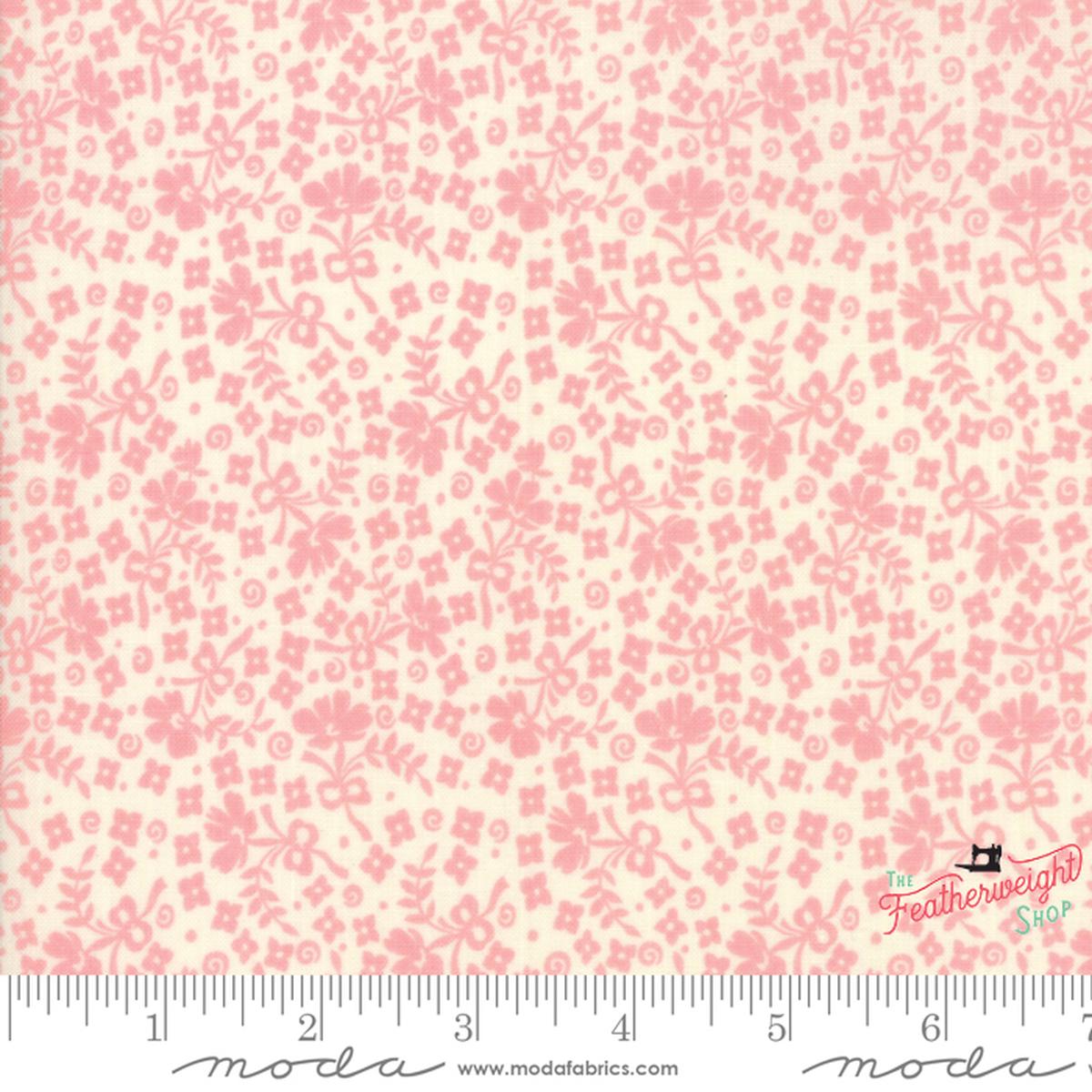 Fabric, Cheeky by Urban Chiks - FLORAL DITZY PINK (by the yard)