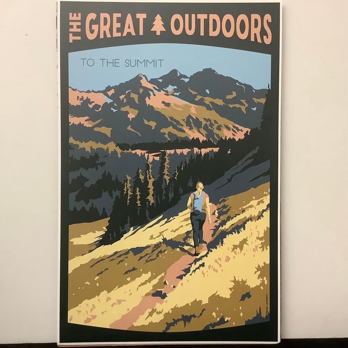 Great Outdoors Poster, To the Summit