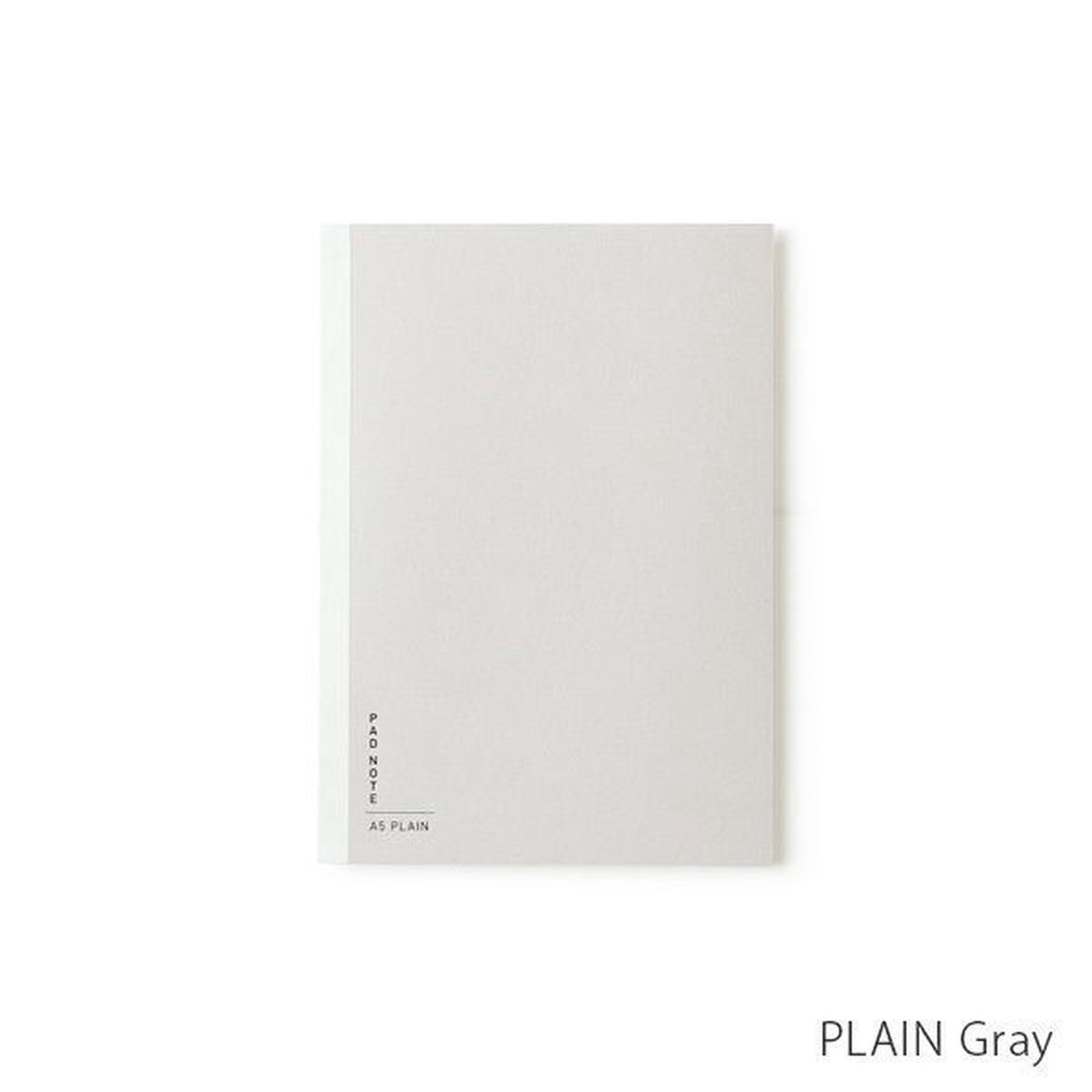 Pad Notebook A5 Plain - Grey