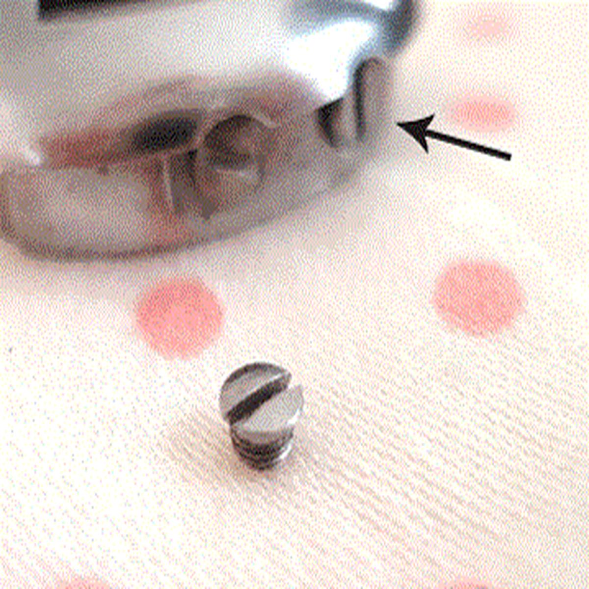 Screw, Bobbin Case Tension Spring