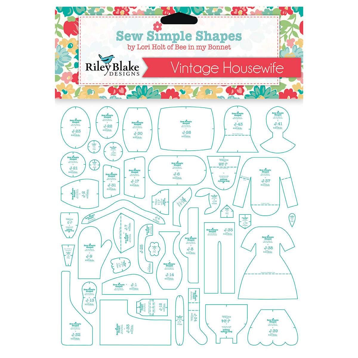 VINTAGE HOUSEWIFE Sew Simple Shapes by Lori Holt of Bee in My Bonnet