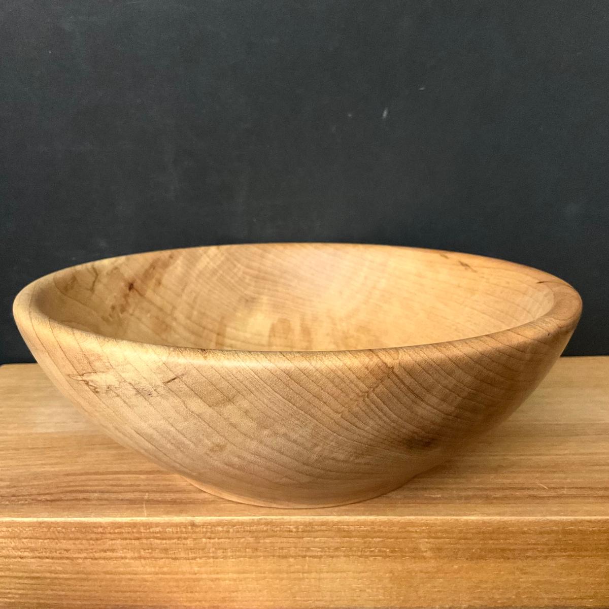7 Sugar Maple Wood Bowl #173