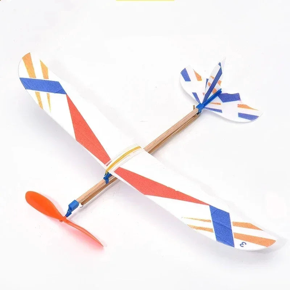 DIY Rubber Band Powered Flying Plane