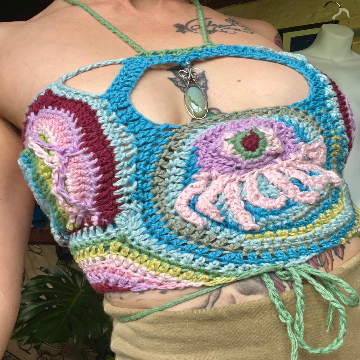 All Seaing Octopus Mermaid Top 