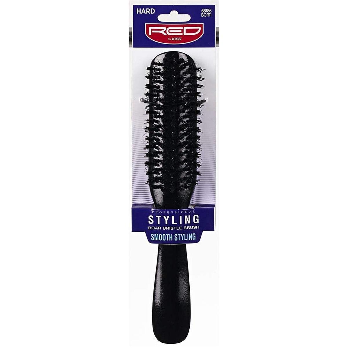 Hard Boar Bristle Styling Brush by Red by kiss