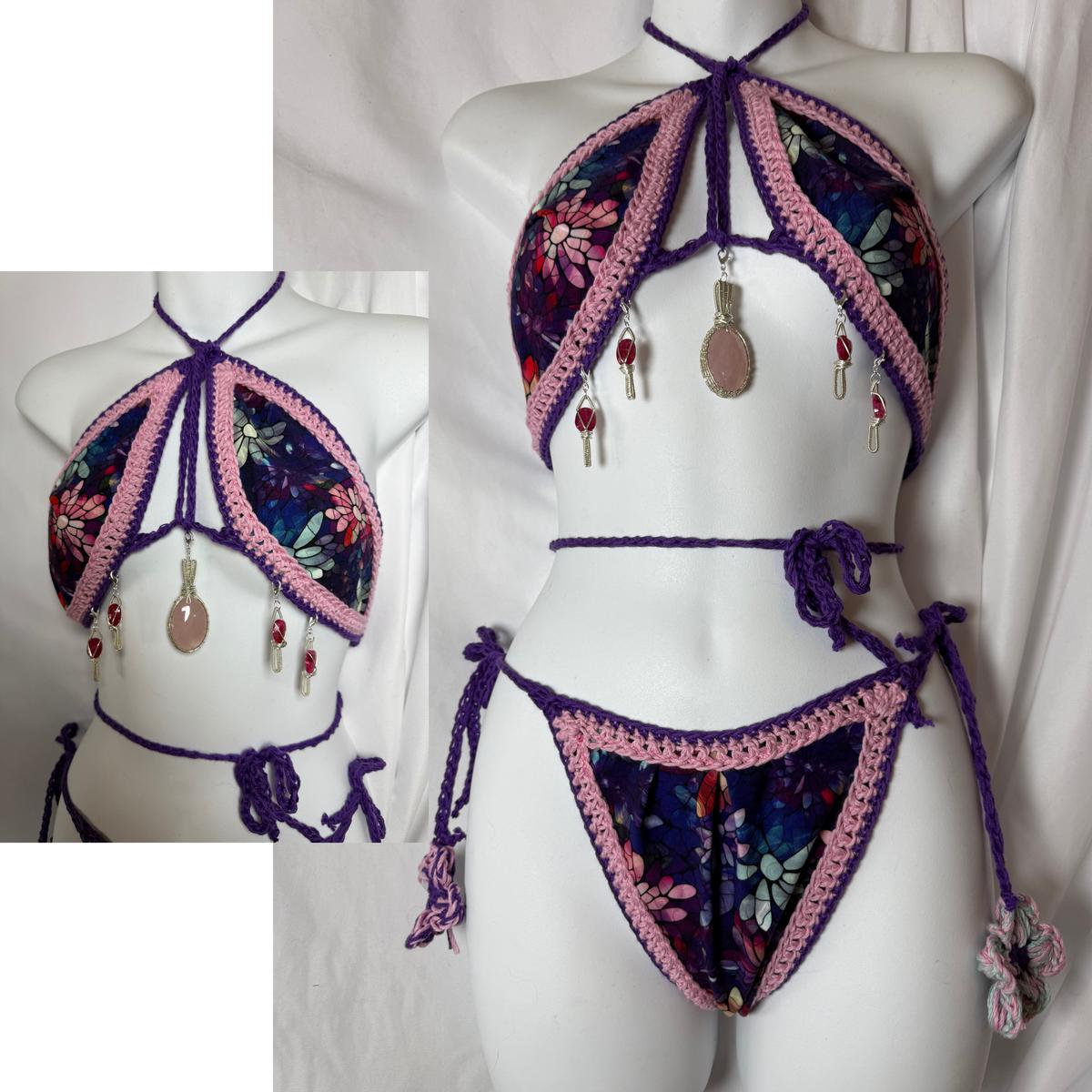 The Bloom Bikini (Buslife Botanicals Collab) (XS/SM)