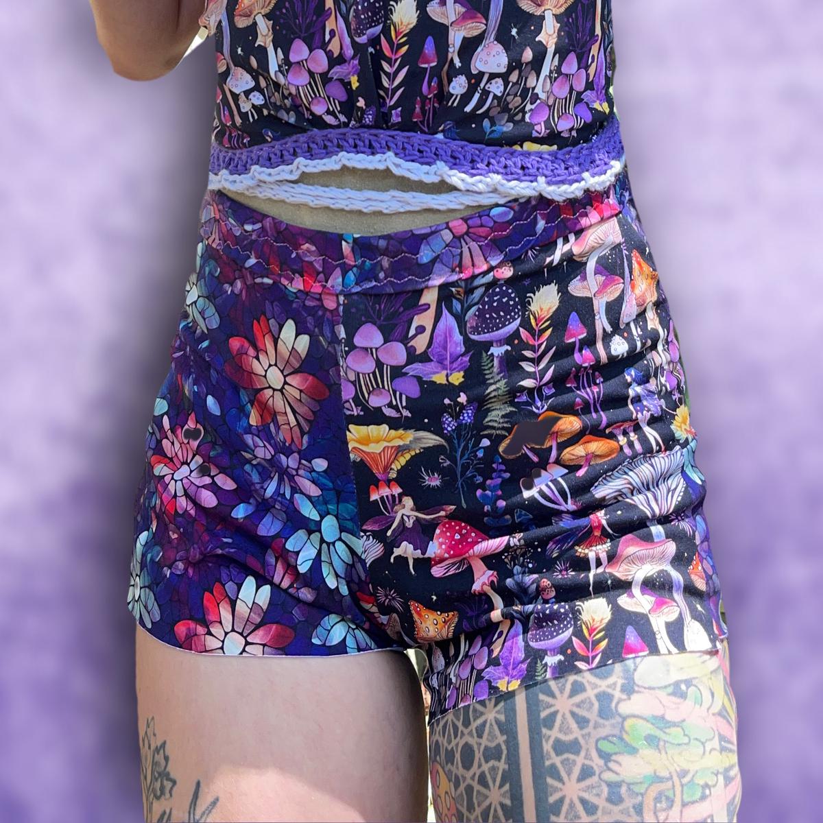 A Mushroom Fairys Booty Shorts (SM-L)