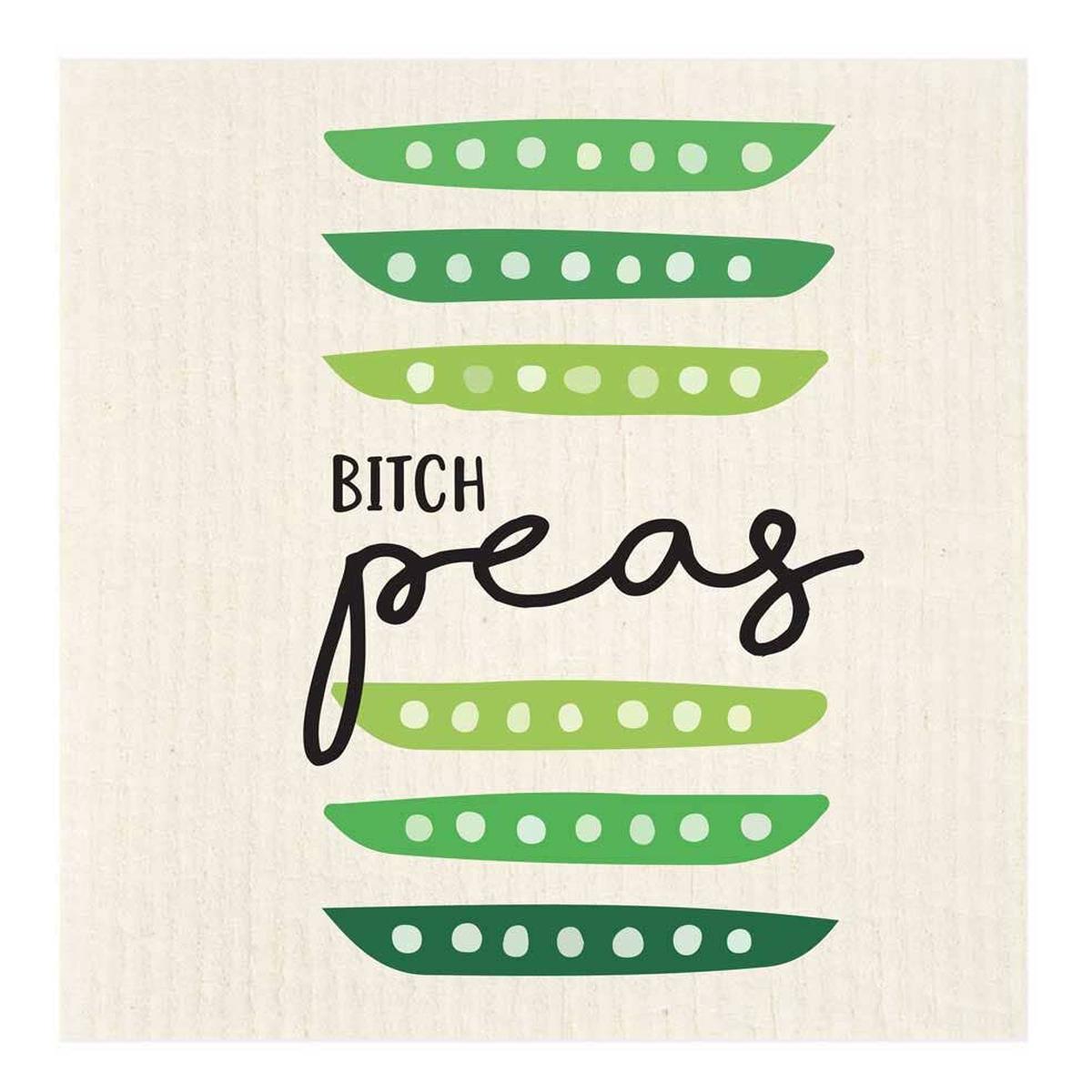 Bitch Peas Swedish Dishcloth