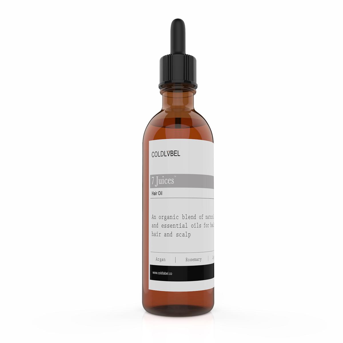 # Cold Label 7 Juices Hair Oil 2 Oz.
