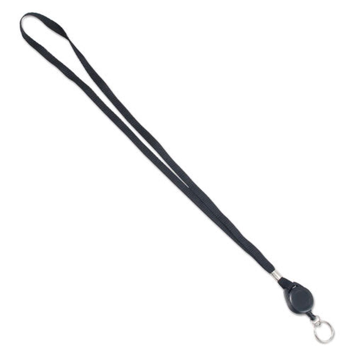Lanyards With Retractable Id Reels, Ring Style, 34