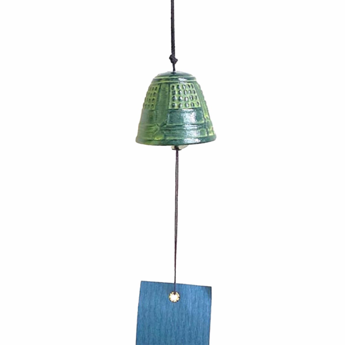 Japanese Cast Iron Wind Chime - Green