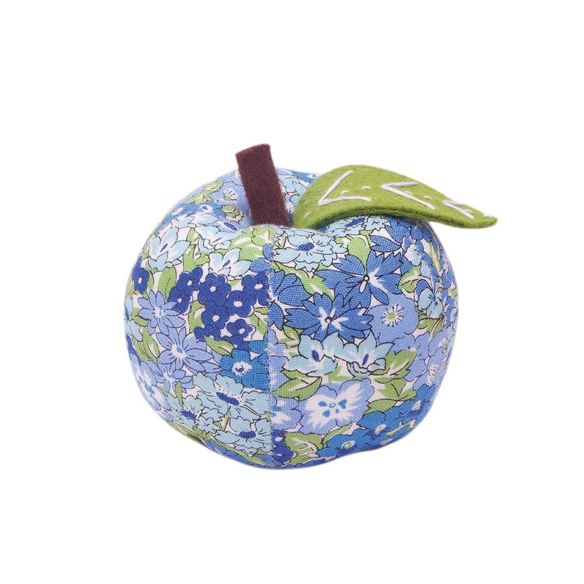 Apple Pin Cushion by Liberty of London Quilter's Cotton Fabric - WISELY GROVE