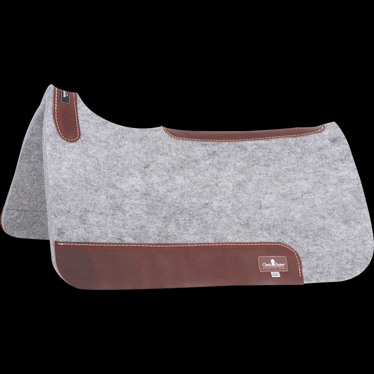 Classic Equine Blended Felt Saddle Pad, 3/4-inch Thick, 31-inch x 32-inch