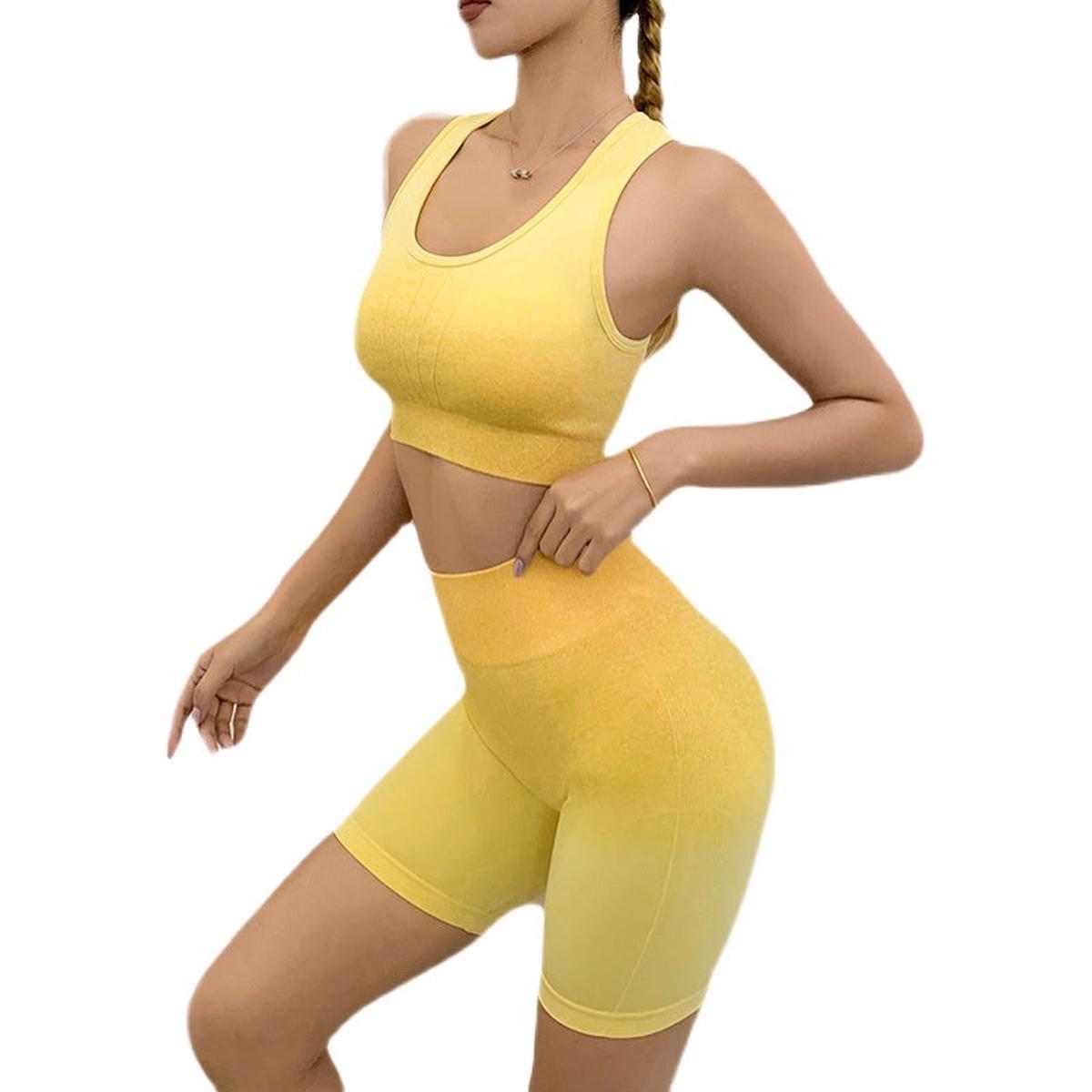 Yoga High Waist Sexy Short Set
