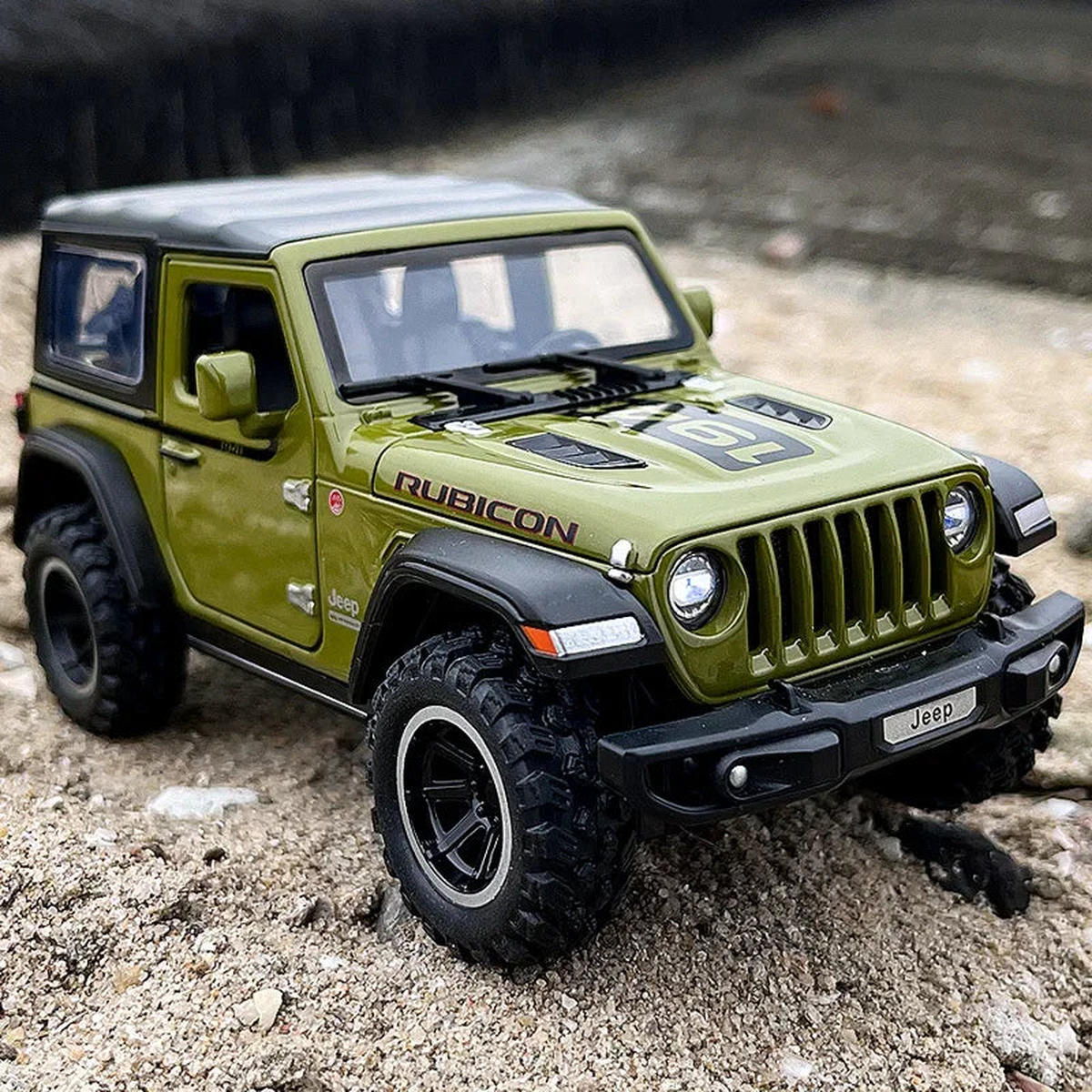 1:32 Jeep Wrangler Rubicon Off-Road Alloy Model Car Toy
