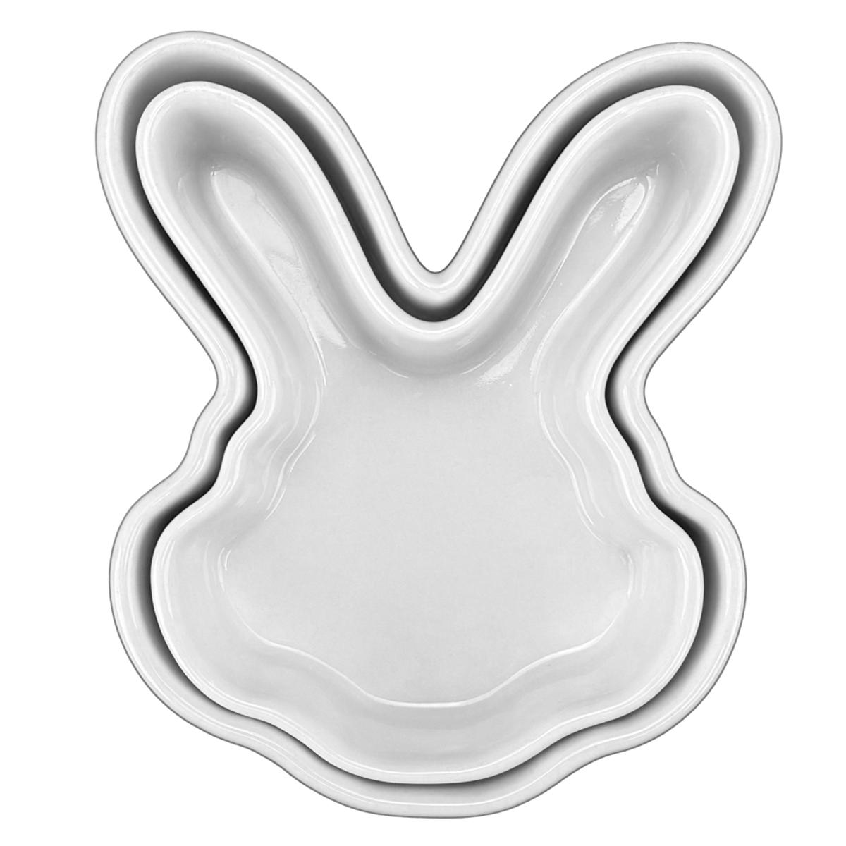 Bunny Head Dishes Set/2