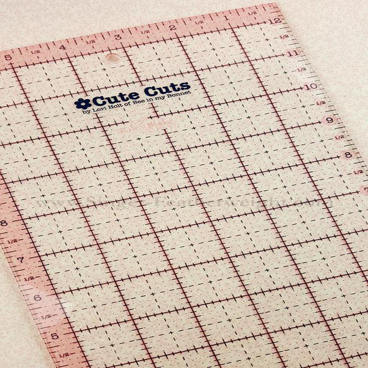 Cutting Ruler, Pink 6.5