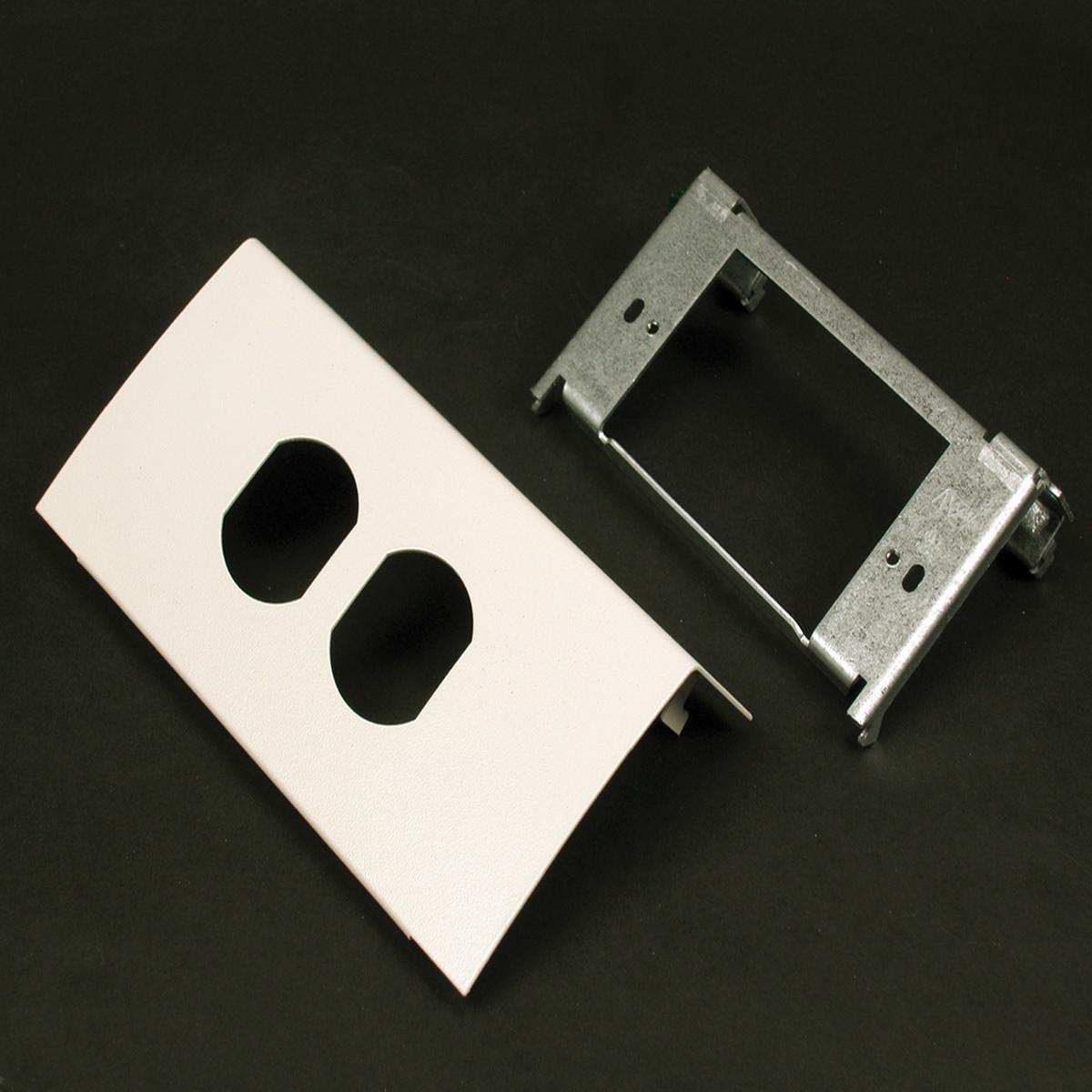 DS4000 Single Channel Duplex Device Plate Fitting