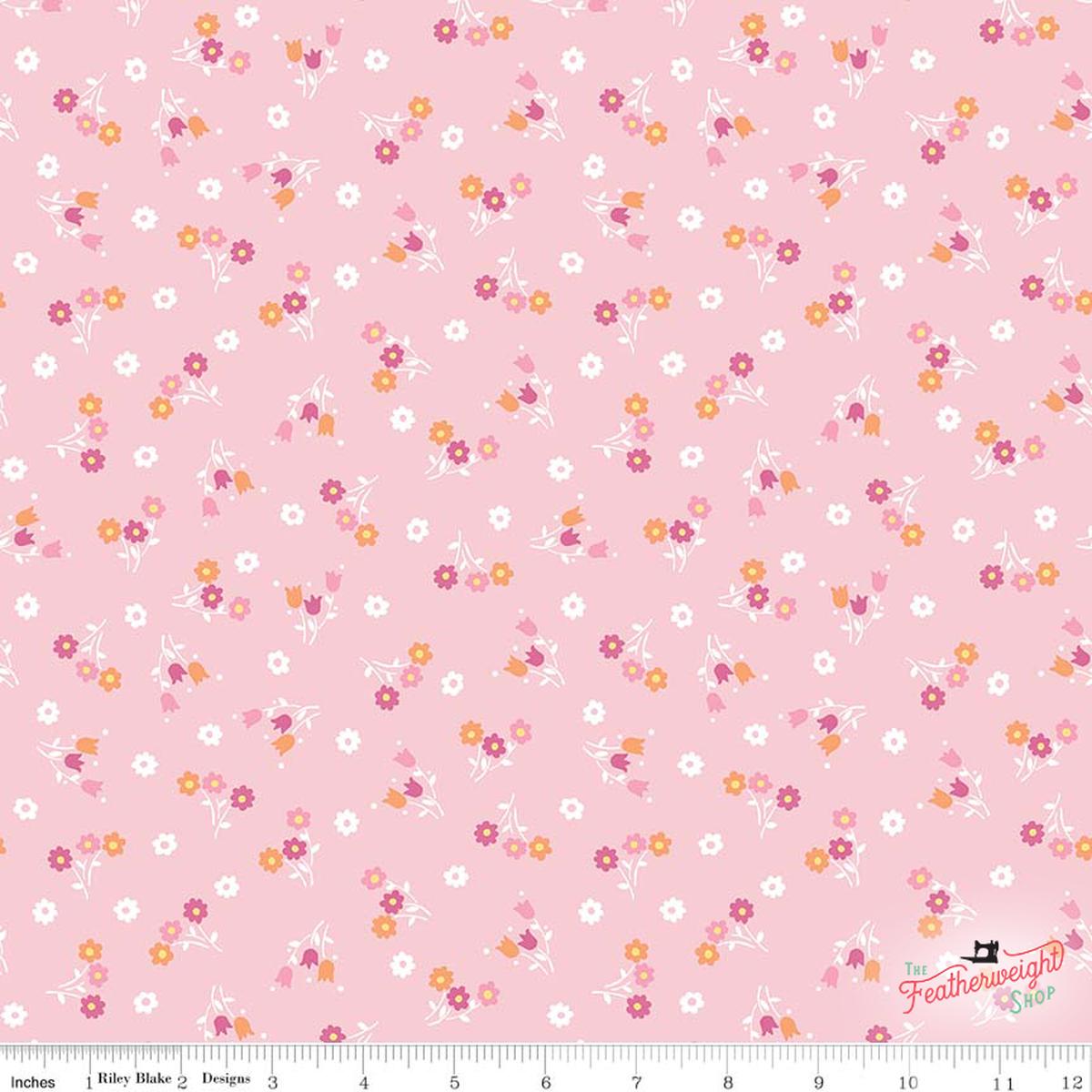 Fabric, Perfect Party by Lindsay Wilkes for Penny Rose Fabrics - BOUQUET PINK (by the yard)