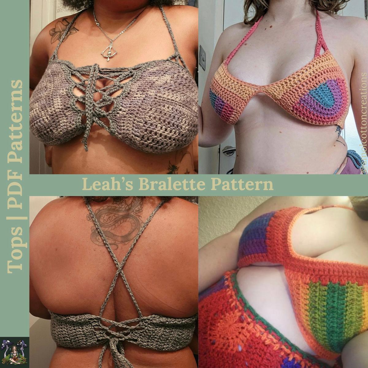 Leahs Bralette - DIY Crochet Festival Top PDF Pattern