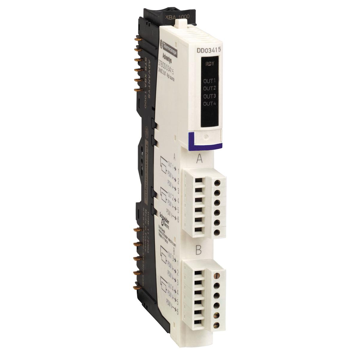 basic digital output kit - Modicon STB - 24 V DC - 4 O
