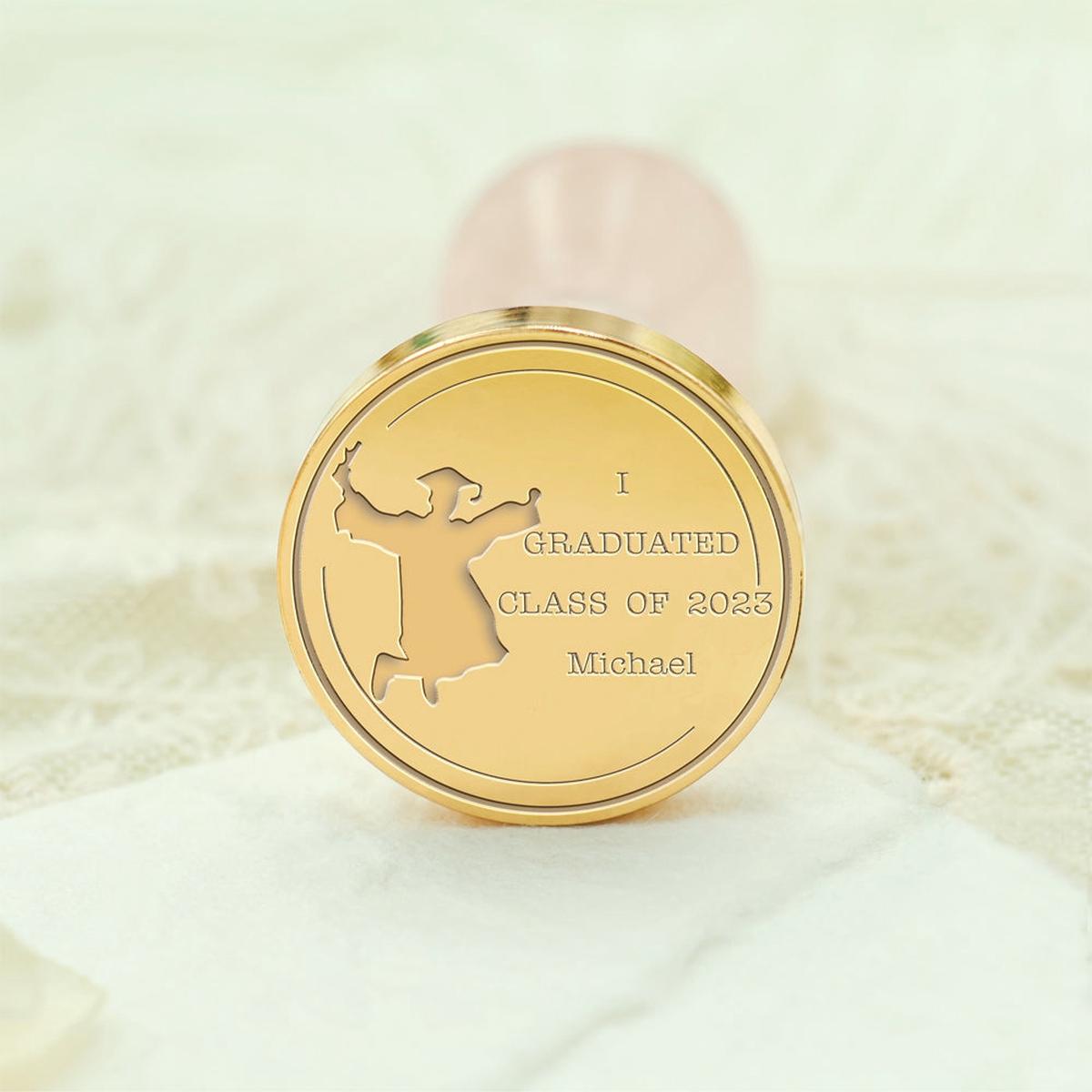 Happy Graduation Custom Wax Seal Stamp - Style 20
