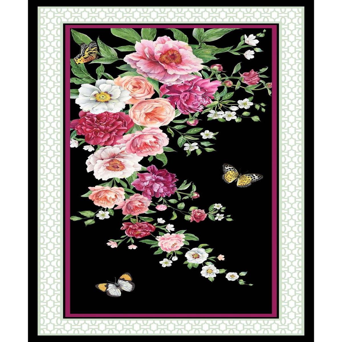 Northcott Fabrics, Blush Collection - Panel* (Sold By 1/2 Meter)