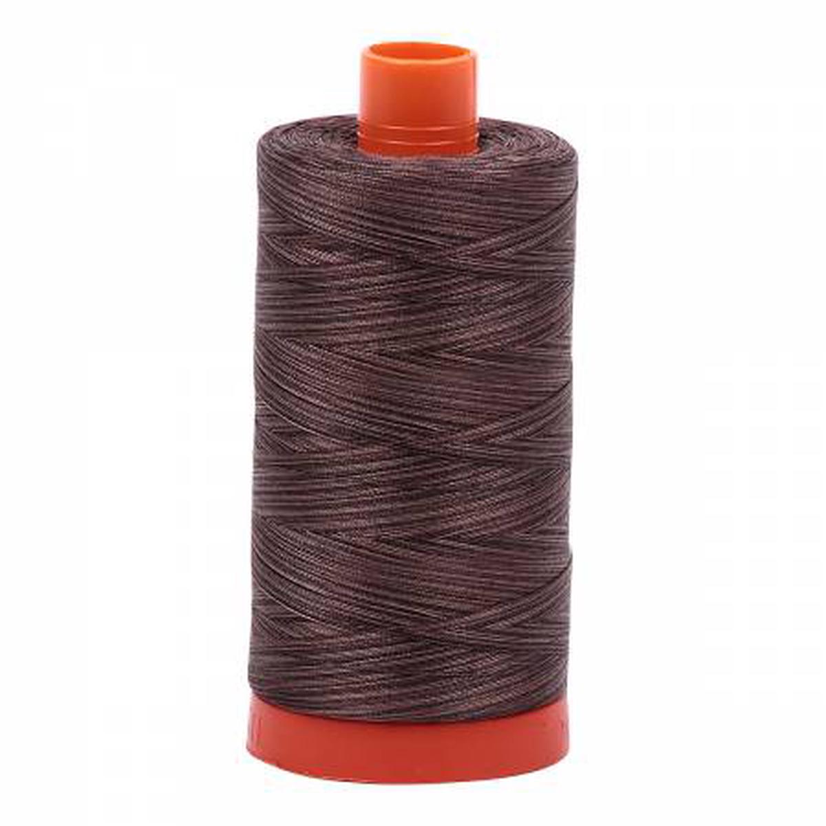 AURIFIL - Mako 50 WT VARIEGATED - LARGE SPOOLS, 1422 yards, 4671 Mocha Mousse