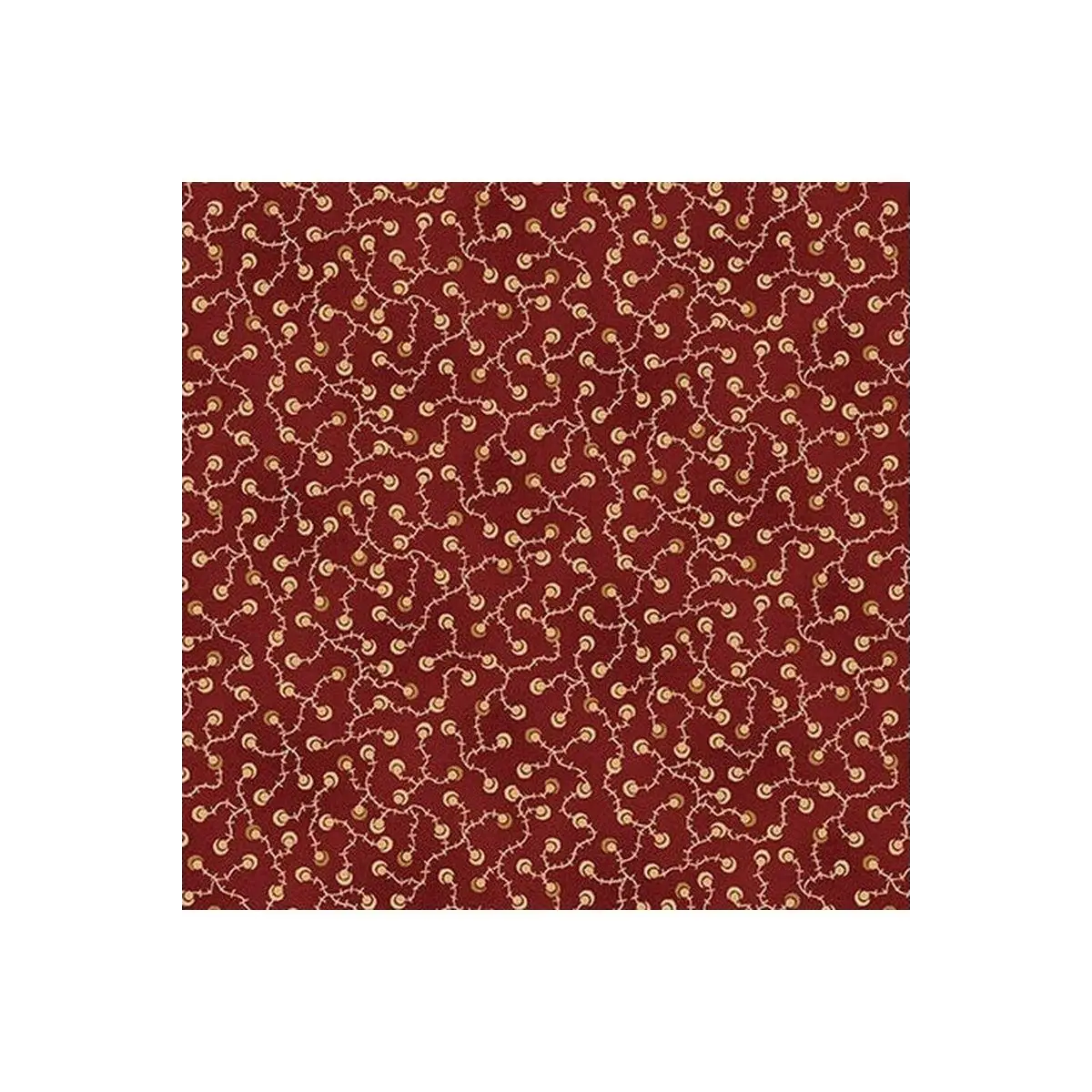 Henry Glass & Co. Fabrics, Idaho Prairie Star Collection - 1906-88 Red* (Sold By 1/2 Meter)