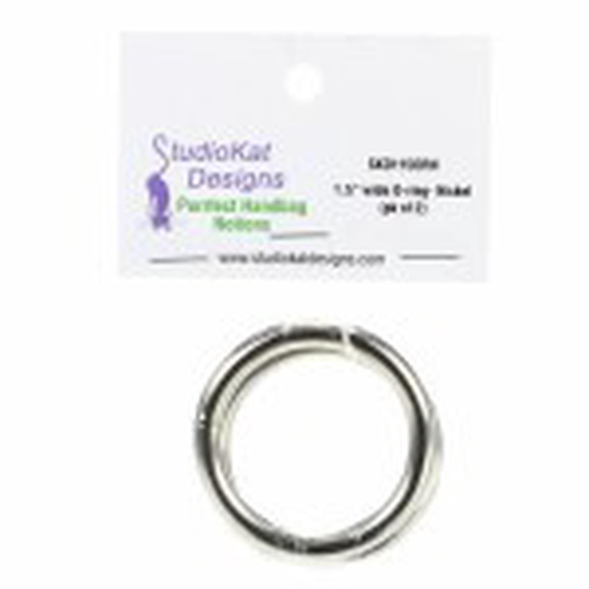 1-1/2IN WIDE O-RINGS NICKEL (PK/2)