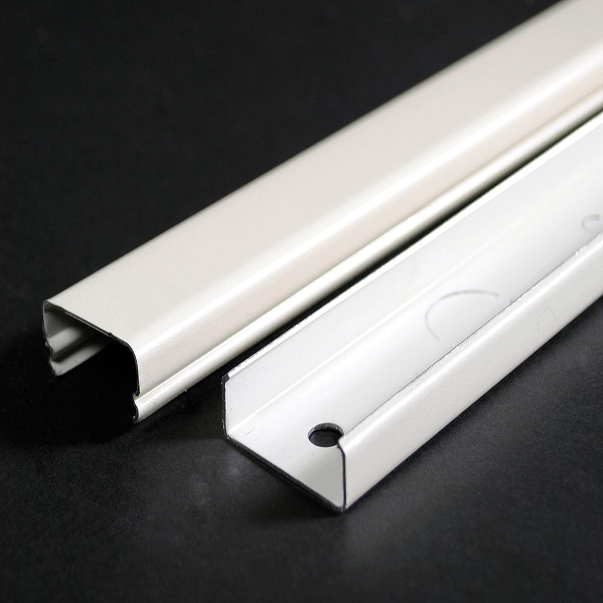 Wiremold 2000 Series Raceway Base and Cover, Ivory
