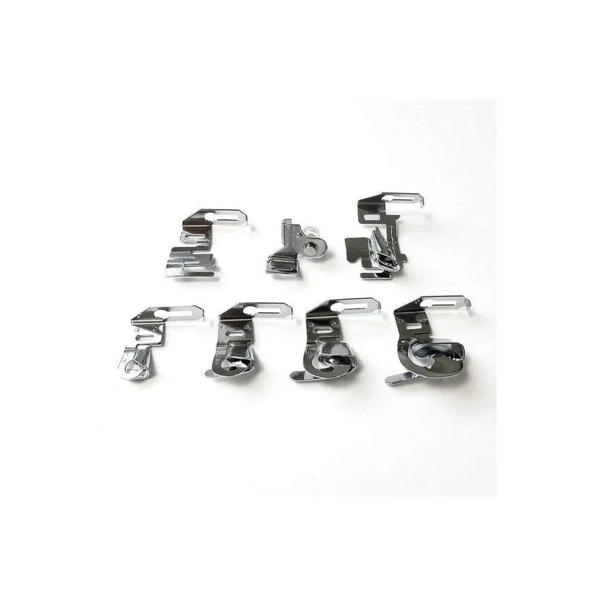 Hemmer/Binder Foot Set Low Shank - 7 Pieces