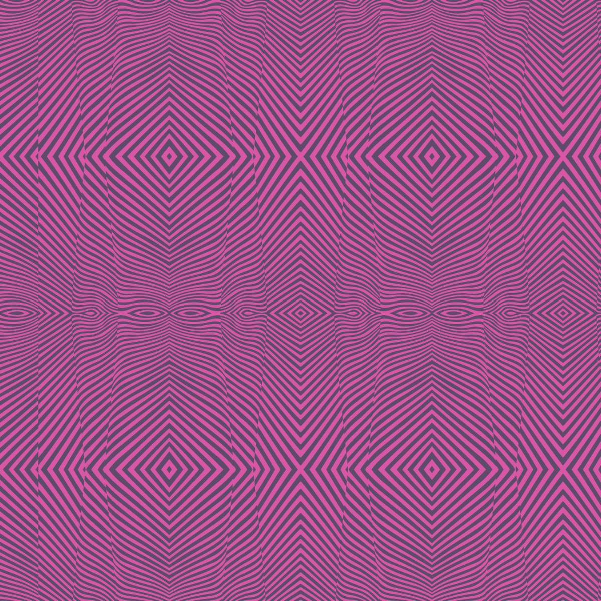 TULA PINK - MOON GARDEN - Lazy Stripe, DUSK