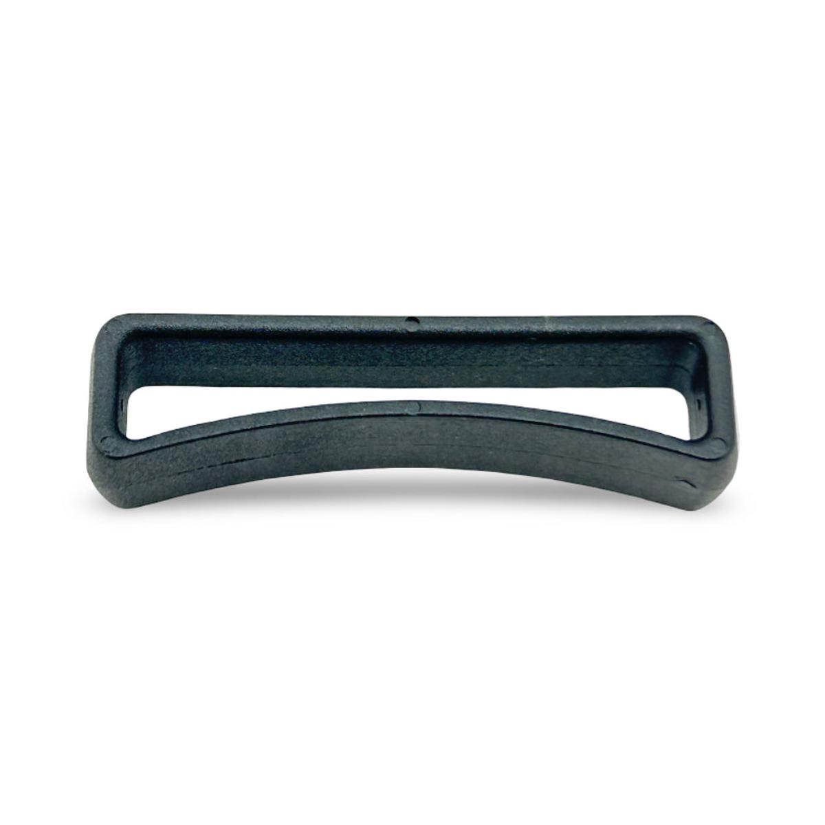 Black Acetal Rounded Belt Loop Keeper