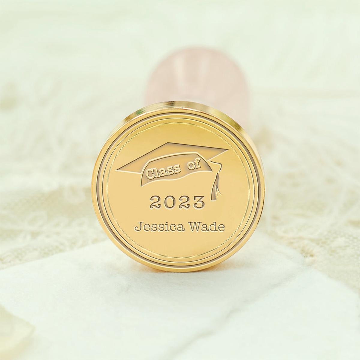 Happy Graduation Custom Wax Seal Stamp - Style 10