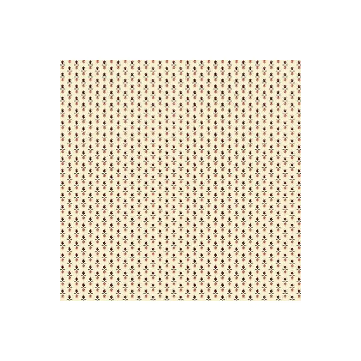 Henry Glass & Co. Fabrics, Tarrytown Collection - Red Shirting Foulard* (Sold By 1/2 Meter)