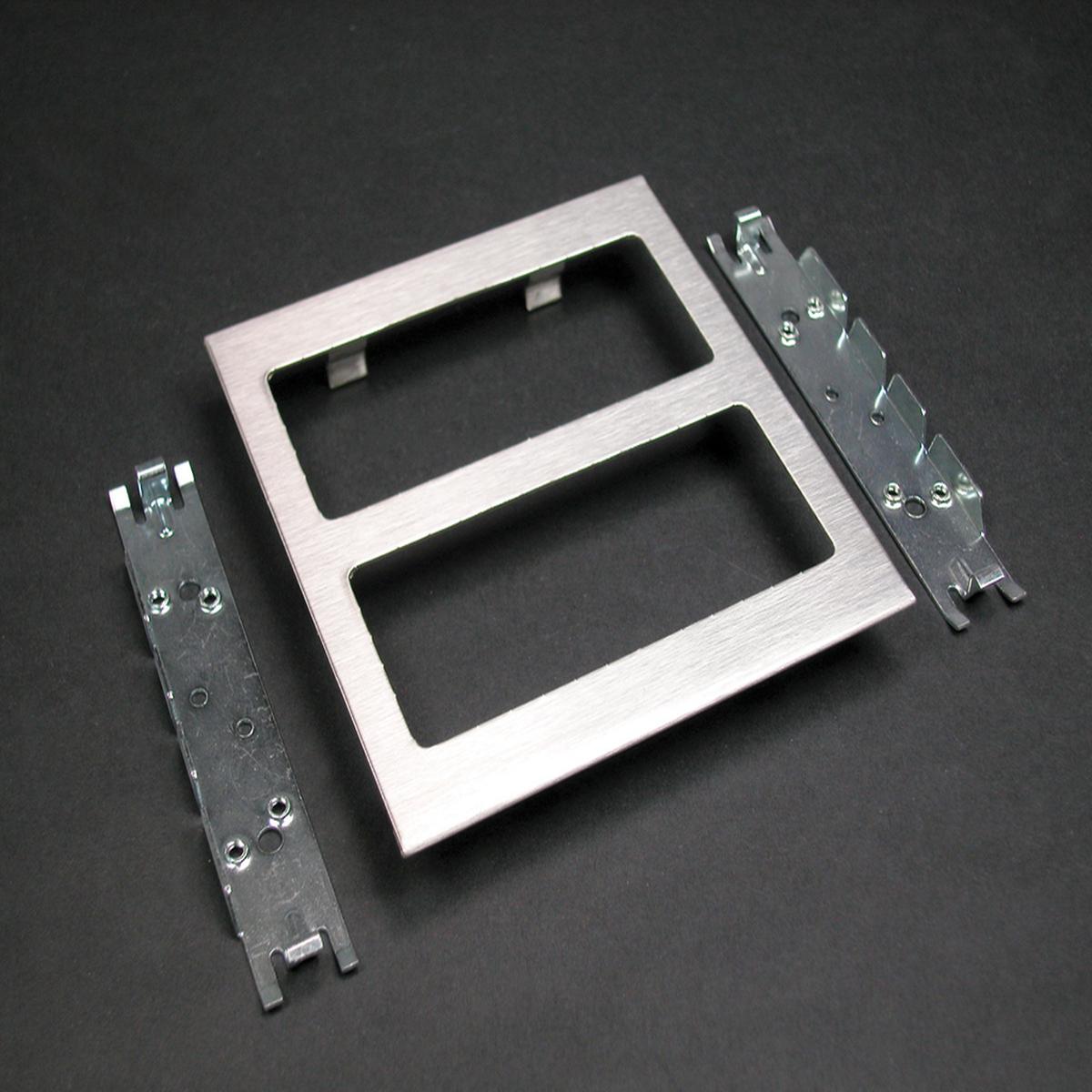 S4000 Two-Gang Device Plate Fitting