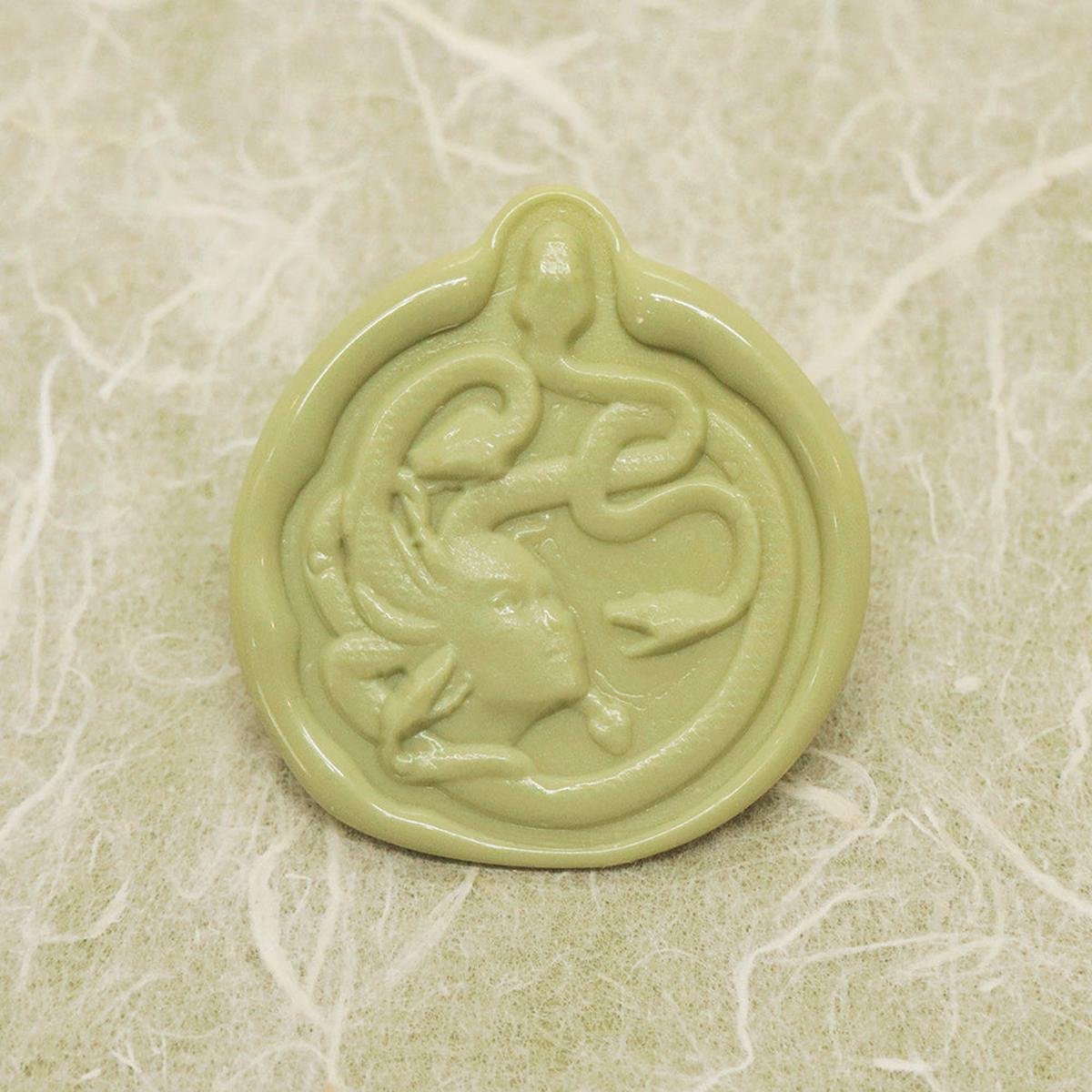 3D Relief Medusa Wax Seal Stamp