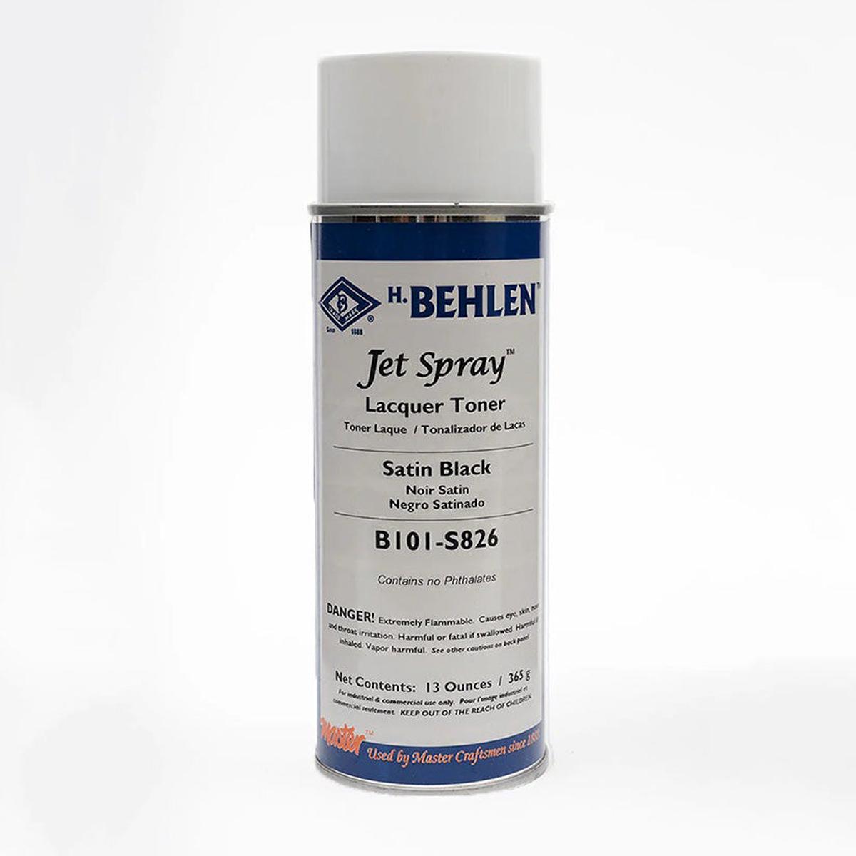 Jet Spray Lacquer  Satin Black