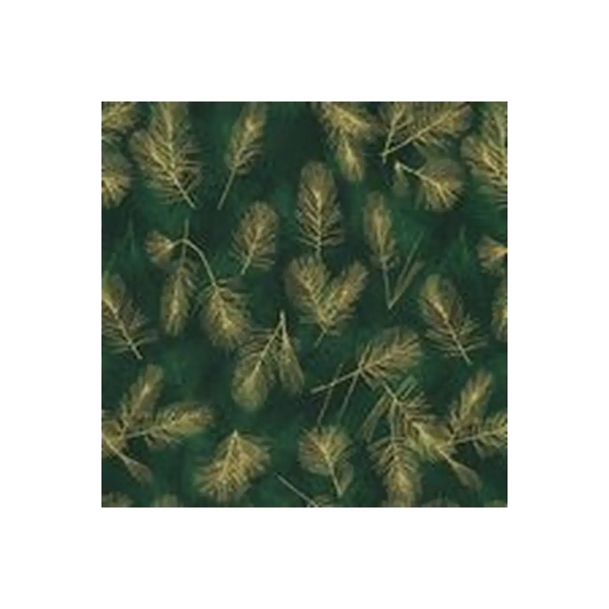 Stof Fabrics, Christmas Collection - Wonders Green Gold (Sold By 1/2 Meter)