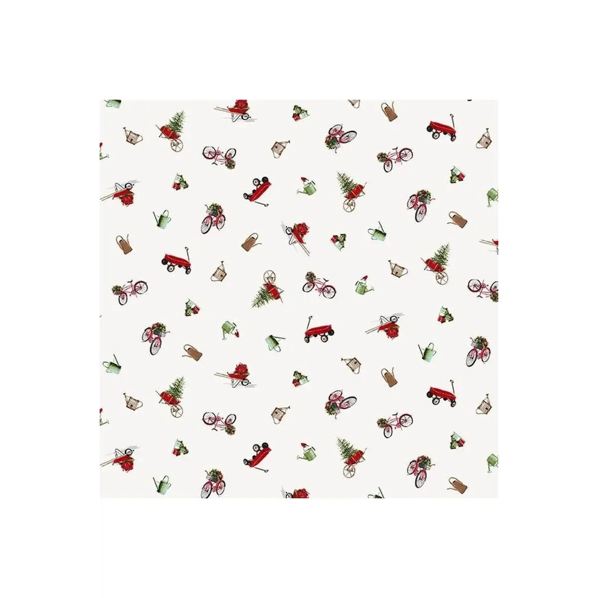 Henry Glass & Co. Fabrics, Holiday Happy Place Collection - Small Motif Allover - 297-86* (Sold By 1/2 Meter)