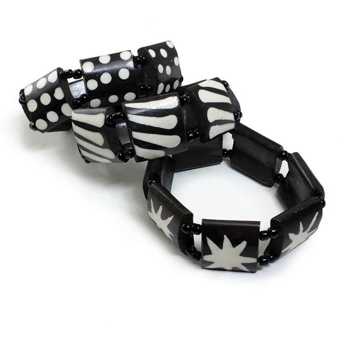 Batik Bone Elastic Bracelet