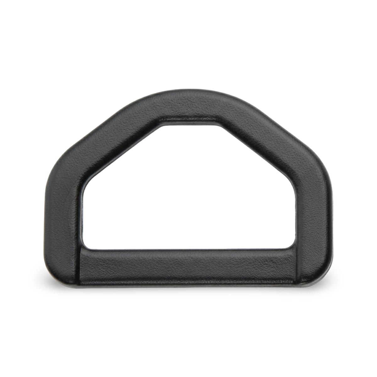Black Acetal 6-Angle D-Ring