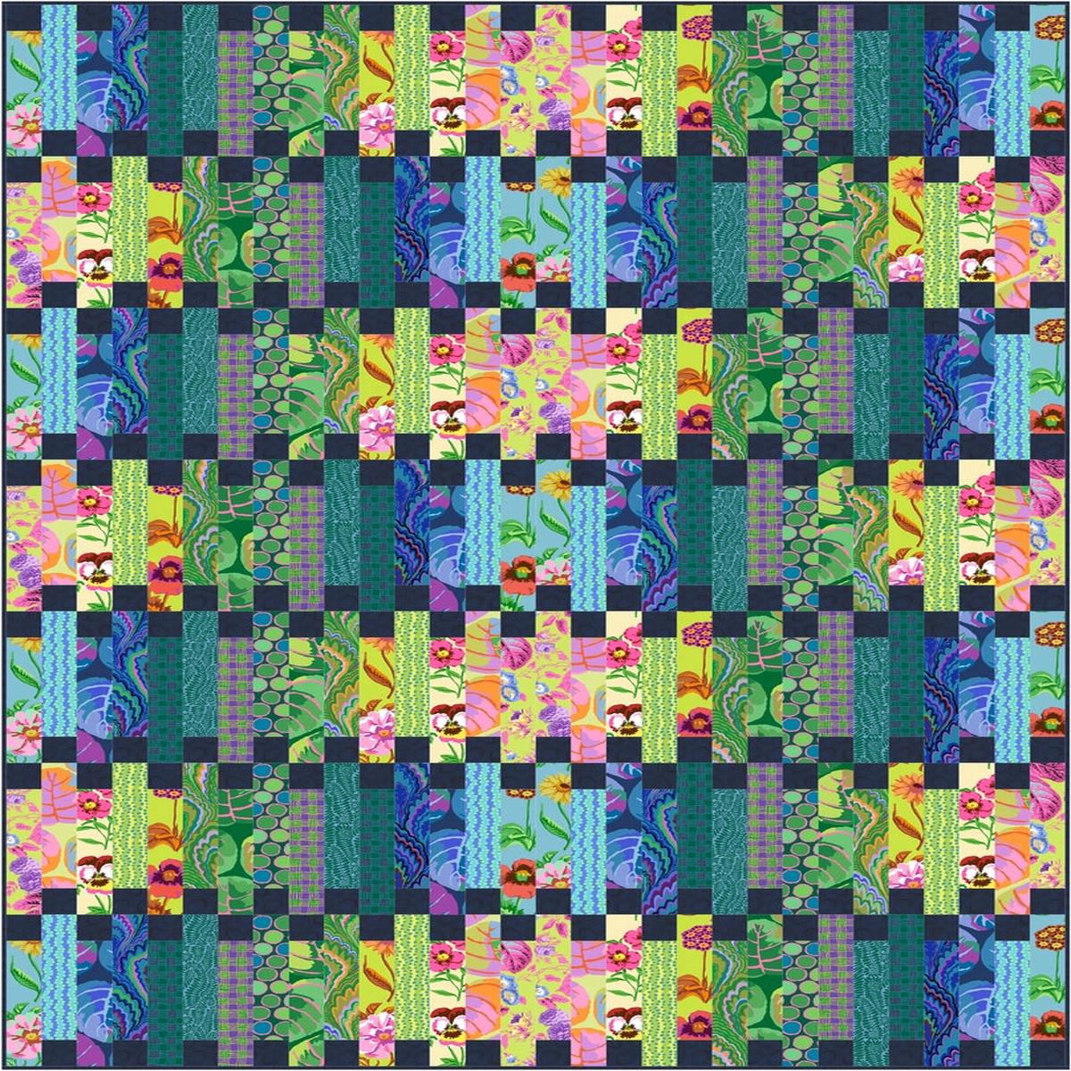 KAFFE FASSETT - KFC FEBRUARY 2025 - Zippers Quilt Kit