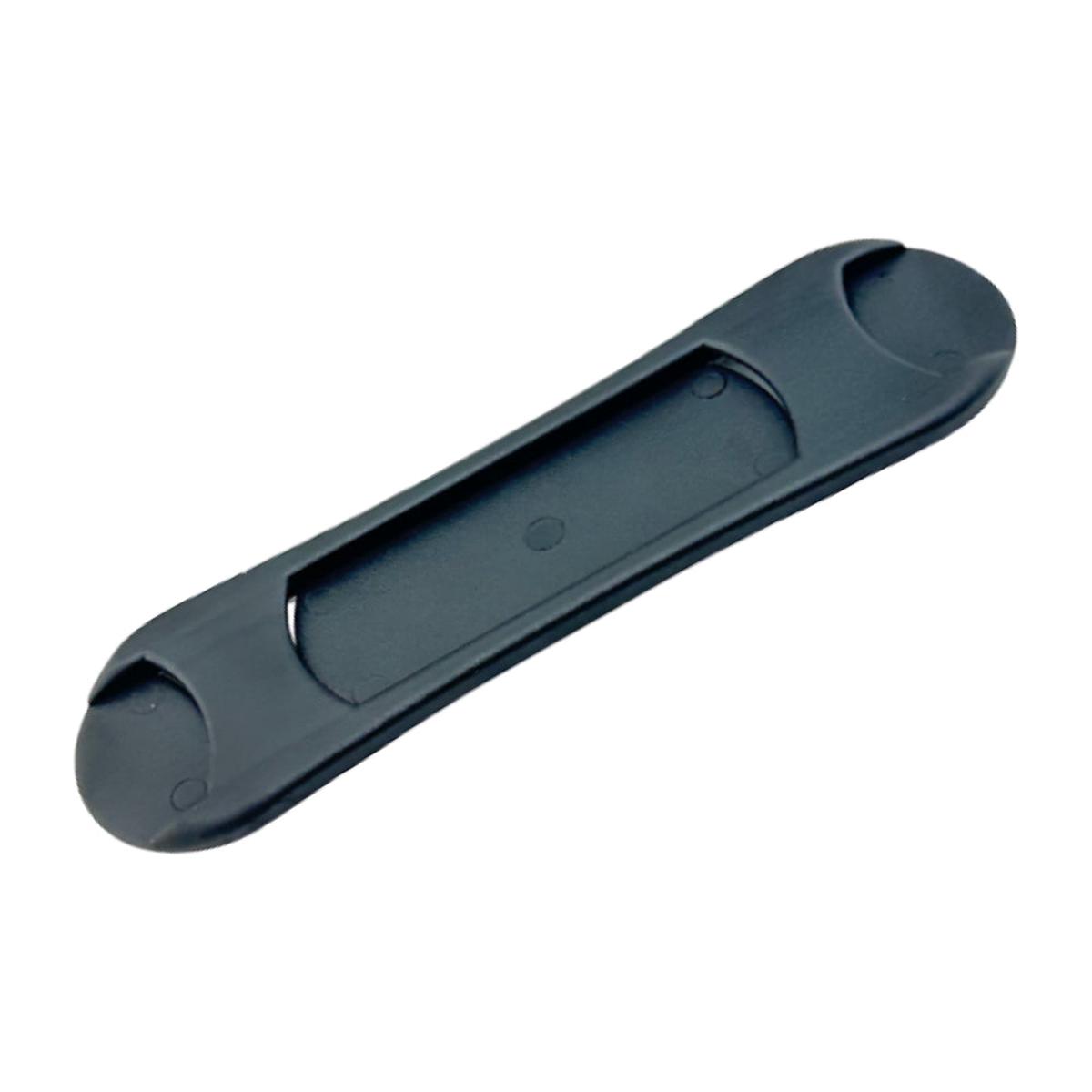 PD-716 Black PVC Oval Shoulder Strap Pad