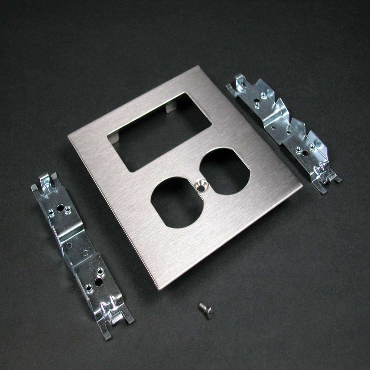S4000 Duplex Receptacle Device Cover With Modular Furniture Opening