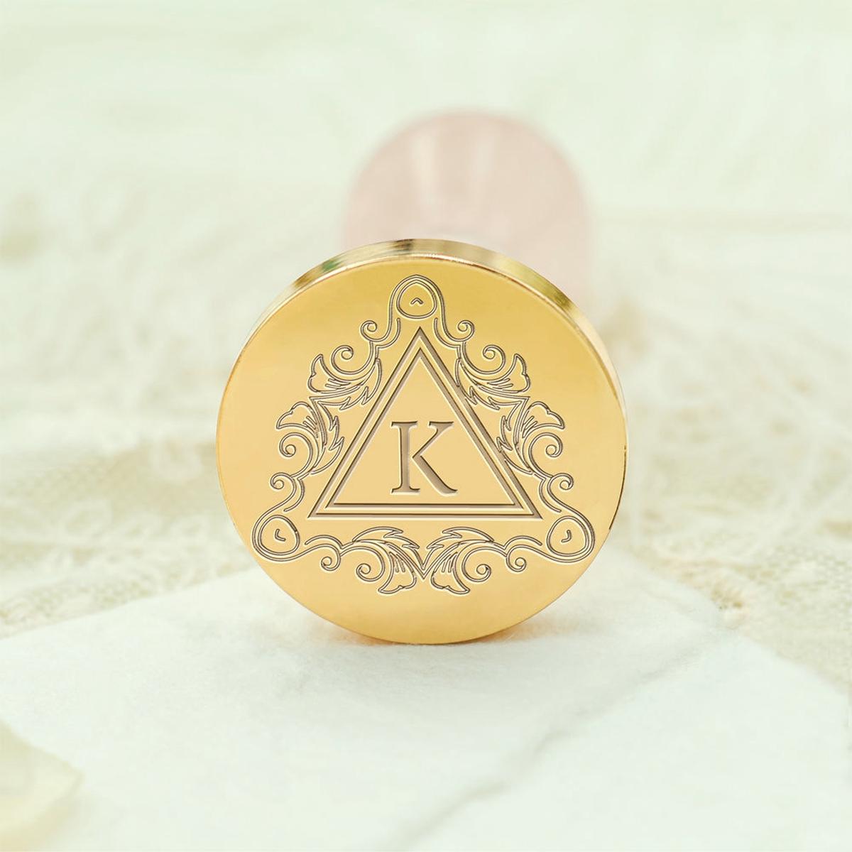 Custom Single Letter Wax Seal Stamp - Style 3